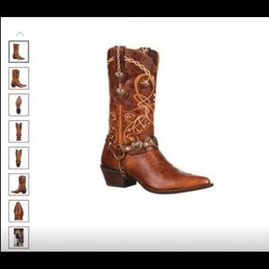 Durango crush womens heartbreaker concho western boot.
